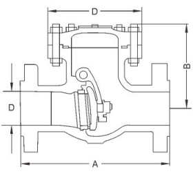 Cryogenic Check Valve Drawing