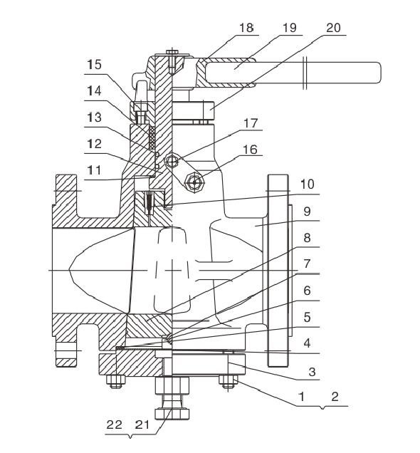 Plug Valves DWG