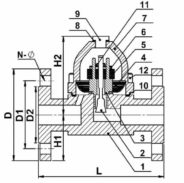 Bi Metal Trap DWG